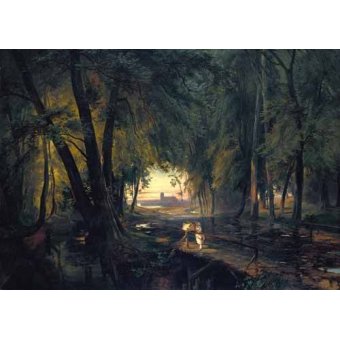  - Tableau -Forest path near Spandau-, Karl Blechen - Blechen, Karl