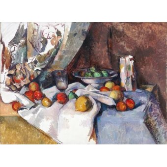  - Tableau -Nature morte aux pommes, 1895-1898-, Paul Cezanne - Cezanne, Paul