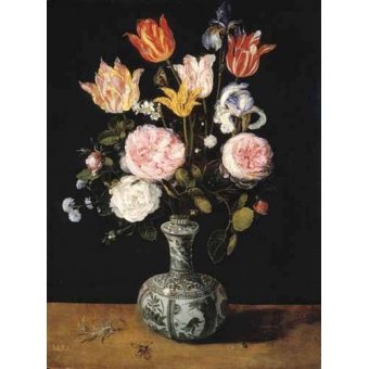  - Tableau -Vase à fleurs, 1610-, Bruegel - Bruegel
