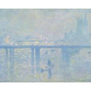 Tableau -Le Pont de Charing Cross, 1899-, Claude Monet