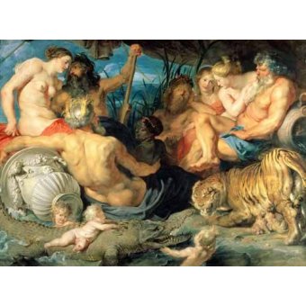  - Tableau -Los Cuatro Continentes-, Peter Paulus Rubens - Rubens, Peter Paulus