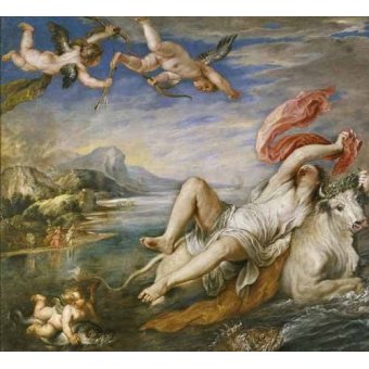  - Tableau -El rapto de Europa-, Peter Paulus Rubens - Rubens, Peter Paulus