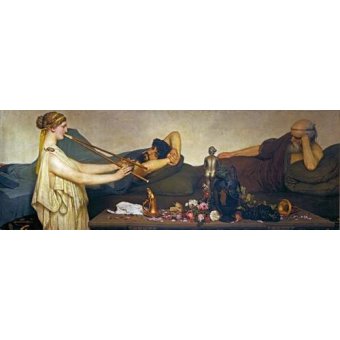  - Tableau -La siesta, Escena Pompeyana-, Lawrence Alma-Tadema - Alma-Tadema, Lawrence