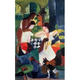 Tableau -The turkish jeweller-, August Macke