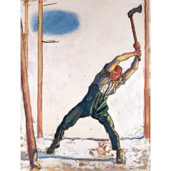  - Tableau -Woodcutter, 1910-, Ferdinand Hodler - Hodler, Ferdinand