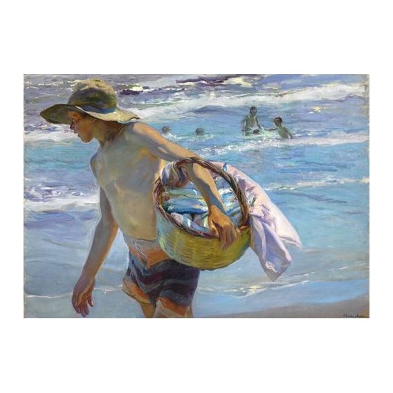 pinturas do retrato - Quadro -El pescador-