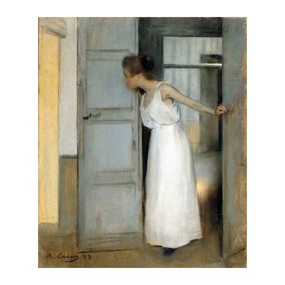 pinturas do retrato - Quadro -Over My Dead Body, 1893-