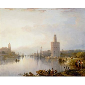  - Tableau -La Torre del Oro, Sevilla-, David Roberts - Roberts, David