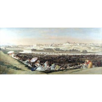  - Tableau -La Pradera de San Isidro, 1814-, Francisco de Goya y Lucientes - Goya y Lucientes, Francisco de