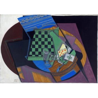  - Tableau -Damier et cartes à jouer, 1919-, Juan Gris - Gris, Juan
