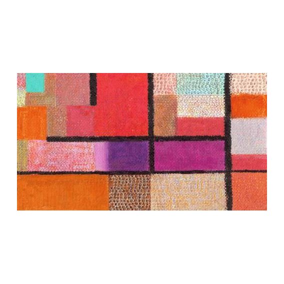 pinturas abstratas - Quadro -La Playa-