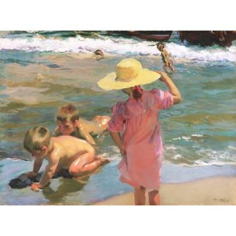  - Tableau -Les jeunes amphibiens, 1903-, Joaquin Sorolla - Sorolla, Joaquin