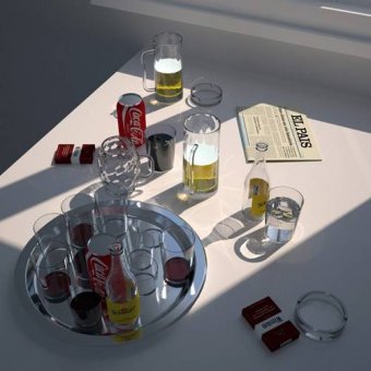  - Tableau -Mesa de cafe-, Juan Aguirre Vila-Coro - Aguirre Vila-Coro, Juan