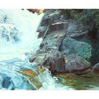  - Tableau -Paisaje con cascada-, Federico Garcia Zamarbide - Zamarbide, Federico Garcia