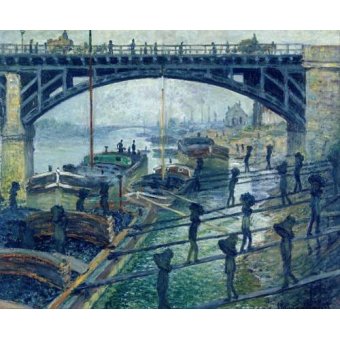 Tableau -Les charbonniers-, Claude Monet