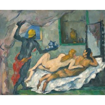  - Tableau - L'Après-midi à Naples -, Paul Cezanne - Cezanne, Paul