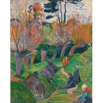  - Tableau -Paisaje en Bretaña-, Paul Gauguin - Gauguin, Paul