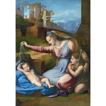  - Tableau -La Virgen Del Velo-, Sanzio da Urbino Raffael Raphaël - Raphaël, Sanzio da Urbino Raffael