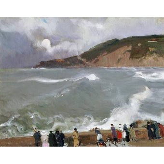  - Tableau -Brise-lames, Saint-Sébastien-, Joaquin Sorolla - Sorolla, Joaquin