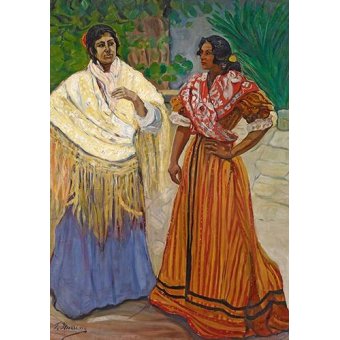  - Tableau -Dos Gitanas-, Francisco Iturrino - Iturrino, Francisco