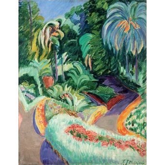  - Tableau -Jardin-, Francisco Iturrino - Iturrino, Francisco