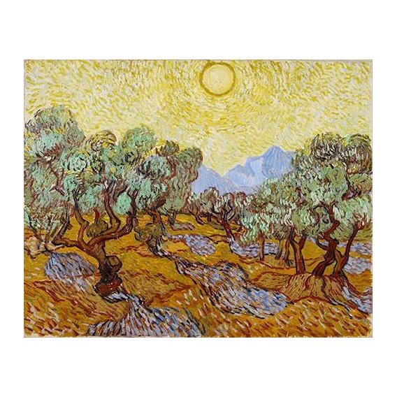 pinturas de paisagens - Quadro -Olive Trees-