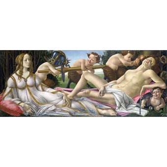 Tableaux de Portraits - Tableau -Venus y Marte-, Alessandro Botticelli - Botticelli, Alessandro