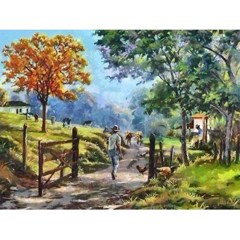 Tableaux pour Chambre - Tableau -Moderno CM9850-, Celito Medeiros - Medeiros, Celito