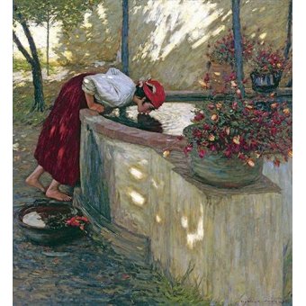  - Tableau -Ligurian Roses-, H.H. La Thangue - La Thangue, H.H.
