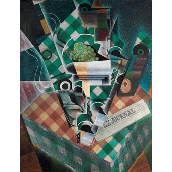  - Tableau -Naturaleza muerta con mantel-, Juan Gris - Gris, Juan