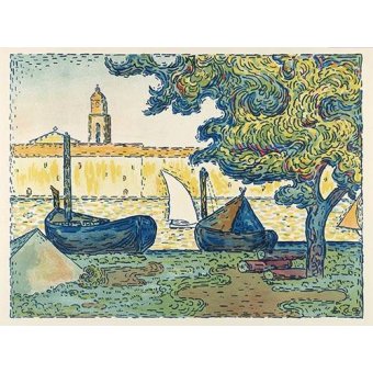  - Tableau -Saint-Tropez-, Paul Signac - Signac, Paul