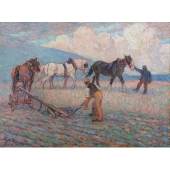  - Tableau -The Turn Rice-Plough, Sussex-, Robert Bevan - Bevan, Robert