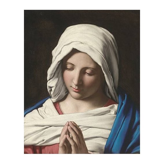 imagens religiosas - Quadro -La VIrgen Rezando-