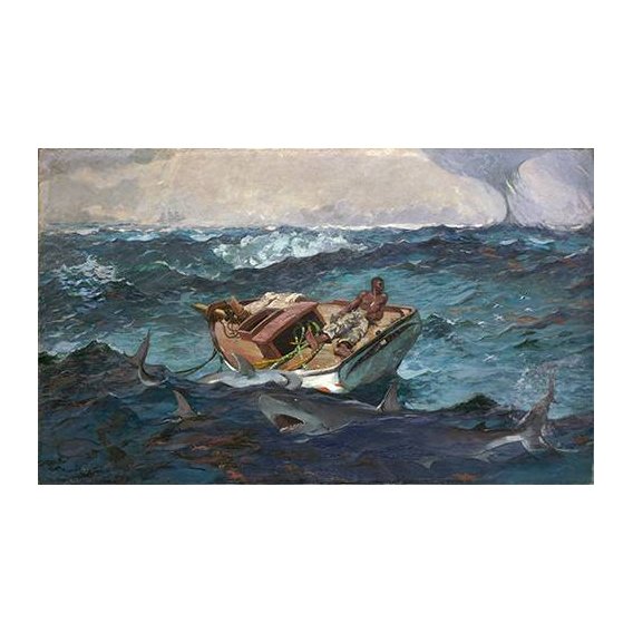 pinturas de paisagens marinhas - Quadro -The Gulf Stream, 1899-