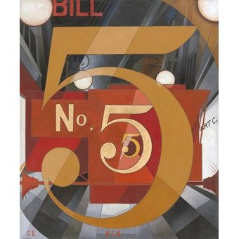  - Tableau -I Saw the Figure 5 in Gold-, Charles Demuth - Demuth, Charles