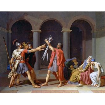  - Tableau -Le serment des Horaces-, Jacques Louis David - David, Jacques Louis