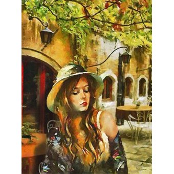 Tableaux de Portraits - Tableau -Moderno CM10202-, Celito Medeiros - Medeiros, Celito