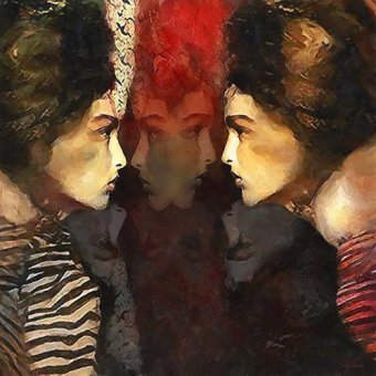 Tableaux de Portraits - Tableau -Moderno CM10233-, Celito Medeiros - Medeiros, Celito