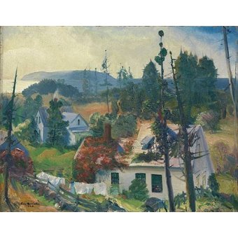  - Tableau -The Red Vine, Matinicus Island, Maine-, George Bellows - Bellows, George