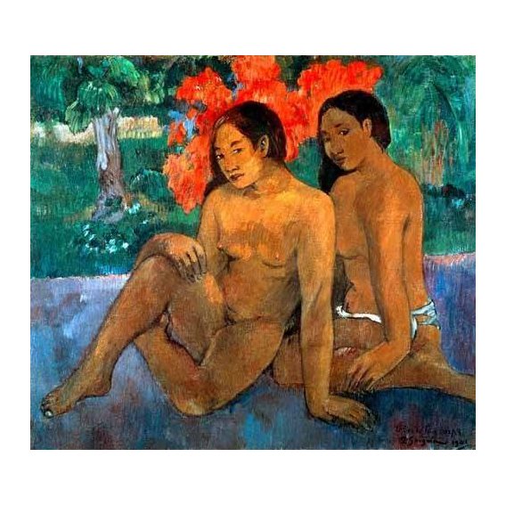 pinturas do retrato - Quadro -Y el oro de sus cuerpos-