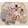 imagens étnicas e leste - Quadro -Fresco en Thebes,- Casa de pajaros--