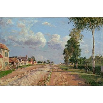  - Tableau -Route de Versailles-, Camille Pissarro - Pissarro, Camille