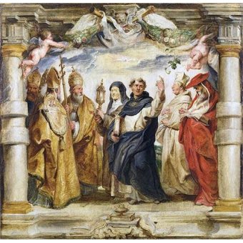  - Tableau -Los defensores de la eucaristia-, Peter Paulus Rubens - Rubens, Peter Paulus