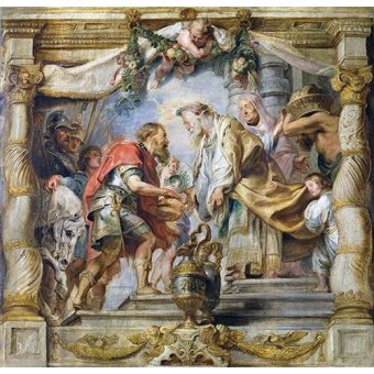  - Tableau -El encuentro de Abraham y Melquisedec-, Peter Paulus Rubens - Rubens, Peter Paulus