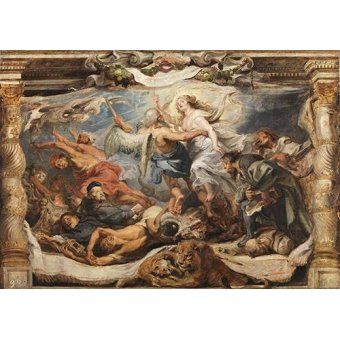  - Tableau -La victoria de la verdad sobre la herejia-, Peter Paulus Rubens - Rubens, Peter Paulus