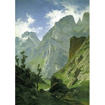 - Tableau -Picos de Europa-, Carlos de Haes - Haes, Carlos de