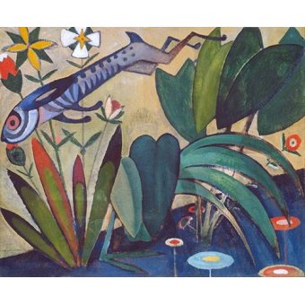 Tableaux d'Animaux - Tableau -O Salto Do Coelho-, Amadeo de Souza-Cardoso - Souza-Cardoso, Amadeo de