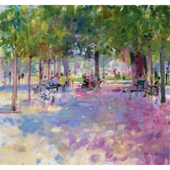  - Tableau -Tuileries, Paris (oil on canvas) -, Peter Graham - Graham, Peter