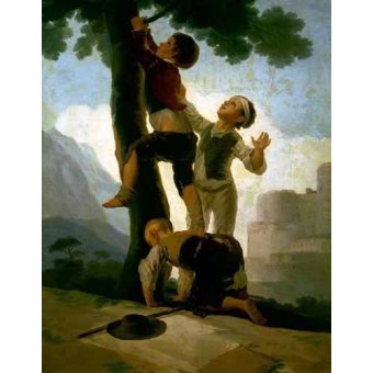  - Tableau -Niños trepando a un árbol-, Francisco de Goya y Lucientes - Goya y Lucientes, Francisco de