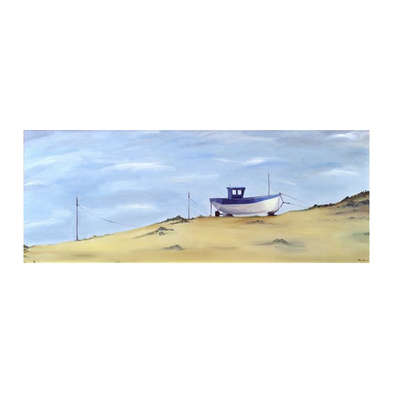 Tableau -Beached (oil on canvas)-